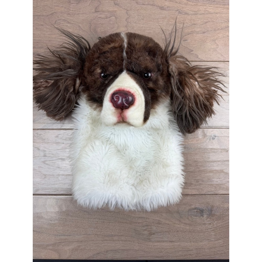Cuddle Clones Springer Spaniel Dog hand puppet Plush Replica Lifelike George